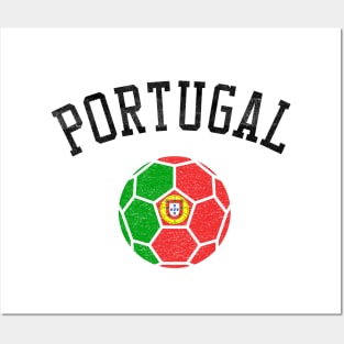 Portugal Soccer Team Heritage Flag Posters and Art